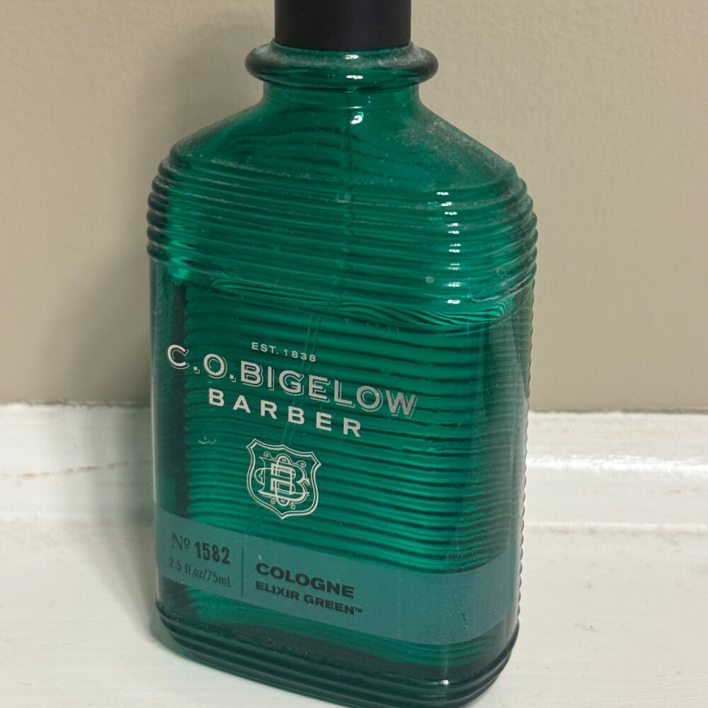 C.O. Bigelow Barber No. 1582 Cologne Green Mens Elixir, 2.5 fl oz